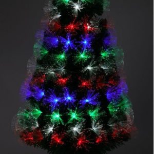 Kerstboom met Verlichting - Fiber Optic - 120 cm - Multicolor