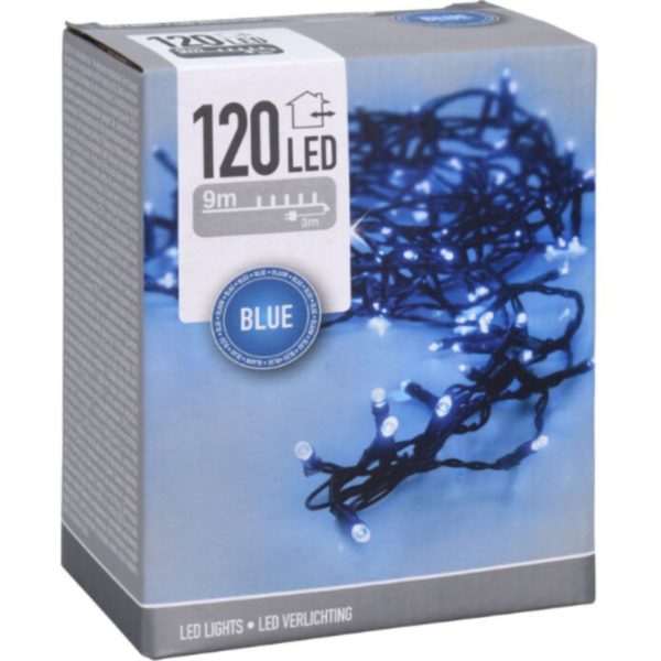 LED verlichting - 120 LED - 9 meter - blauw - Afbeelding 2