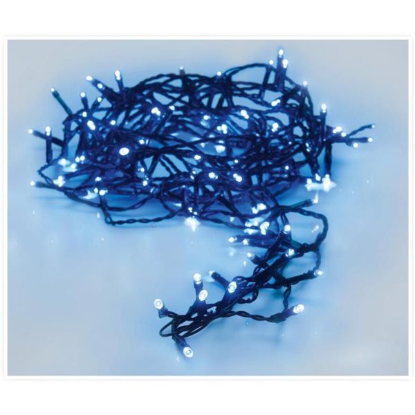 Kerstverlichting 40 led - 3m - blauw - Timer - Lichtfuncties - Geheugen - Buiten - Afbeelding 2