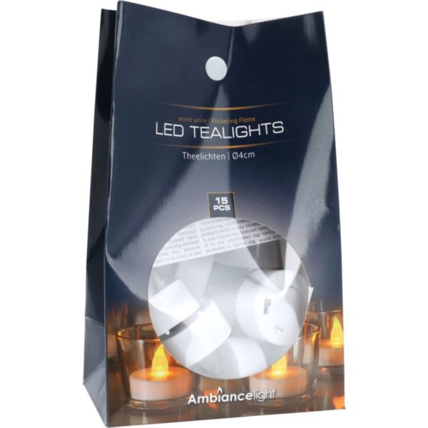 LED Theelichtjes - 15 stuks - Afbeelding 2