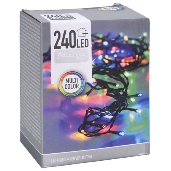 LED-verlichting - 240 LED - 18 meter - multicolor - Afbeelding 3