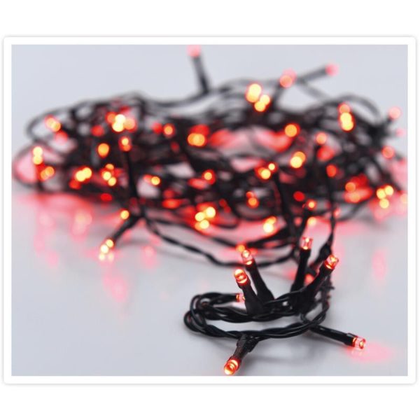 Kerstverlichting 80 led- 6m - rood - Timer - Lichtfuncties - Geheugen - Buiten - Afbeelding 4