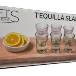 Tequila Serving Set - Tequila Shotjes op Serveerplank
