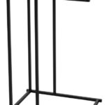 Bijzettafel - Zwart - 40x26x58 cm
