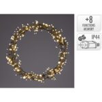 Ceruzo Kerstring met verlichting - 500 LED - Ø58 cm - warm wit - 8 Lichtfuncties - voor binnen en buiten