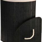 Ceruzo Bamboe Wasmand - Hoek Model - 72L - Zwart
