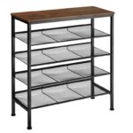 Ceruzo Schoenenrek - Hout - Metaal - 76x30x86 cm