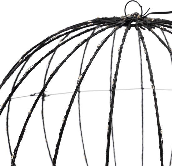 Ceruzo Lichtbol 320 led - Metaal - 50 cm - Kerstverlichting - met Timer - extra warm wit - Afbeelding 3