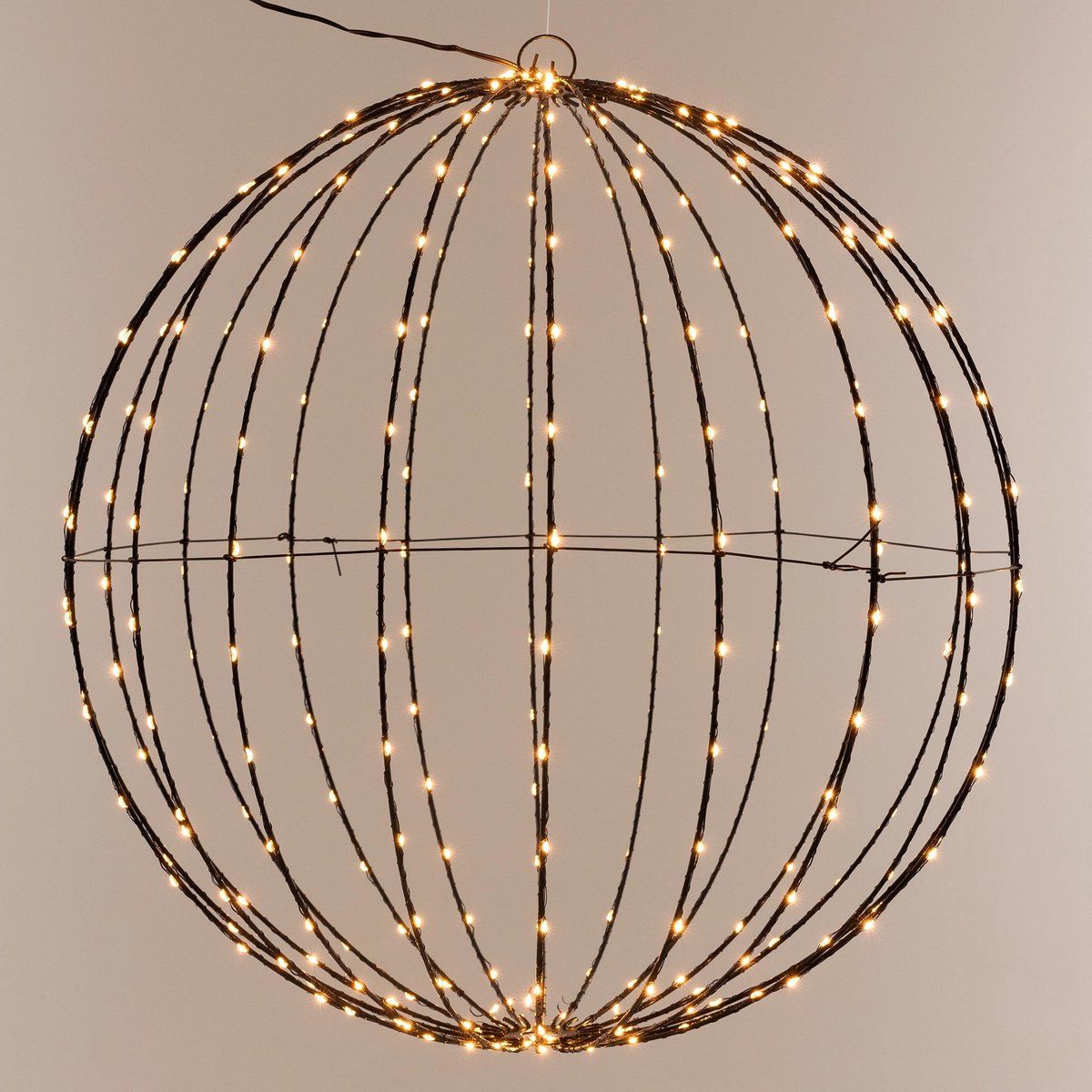 Ceruzo Lichtbol 320 led - Metaal - 50 cm - Kerstverlichting - met Timer - extra warm wit