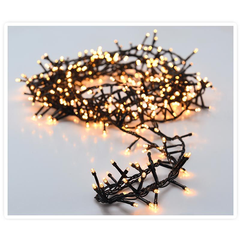 Microcluster - 1800 led - 36m - extra warm wit - Timer - Lichtfuncties - Geheugen - Buiten - Afbeelding 2